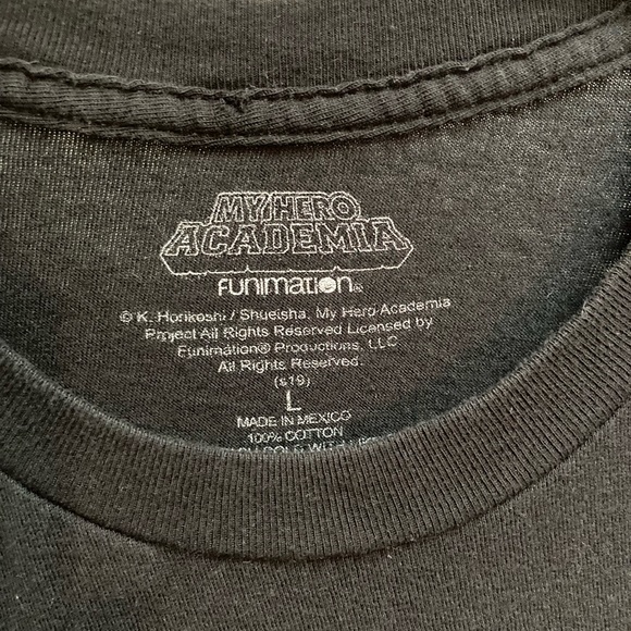 My Hero Academia 100% cotton Funimation Size Large - Picture 7 of 7